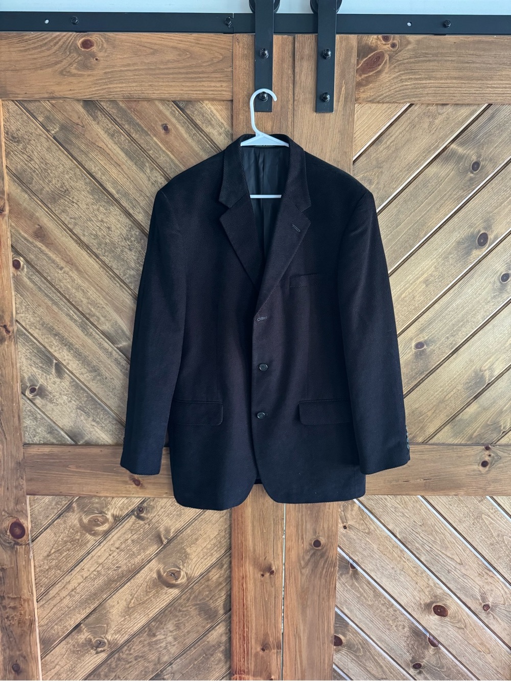 Macy's Men's Dark Brown Single-Breasted Blazer